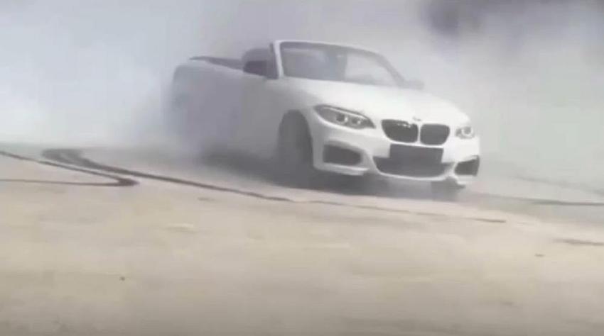 Burdur’da BMW ile Drift Yapan Sürücüye Ceza! Ehliyetine El Kondu, Aracı Bağlandı!