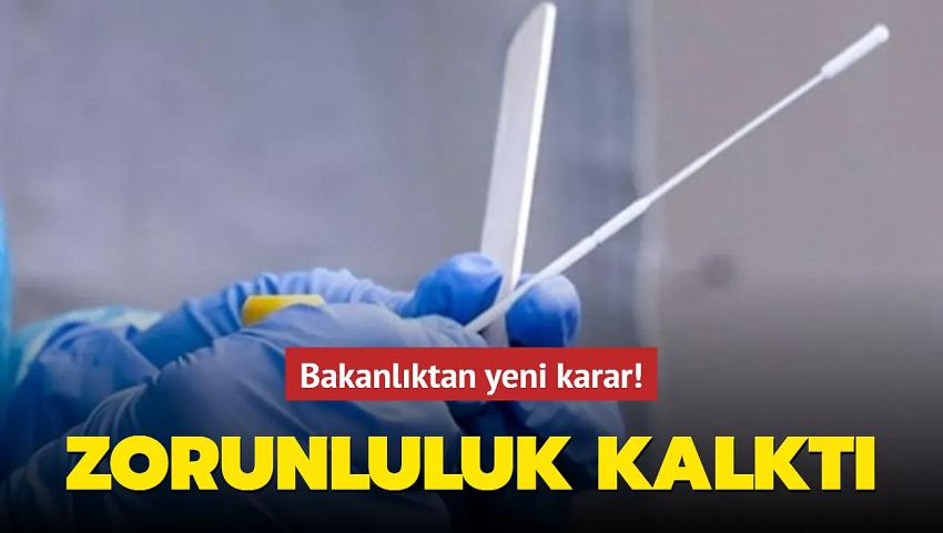 Ameliyat Öncesi PCR Testi Zorunluluğu Kalktı