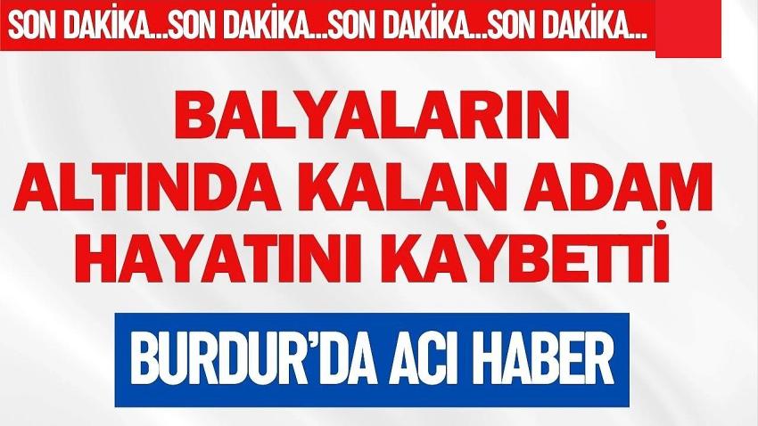 Burdur’da Saman Balyalarının Altında Kalan Vatandaş Hayatını Kaybetti