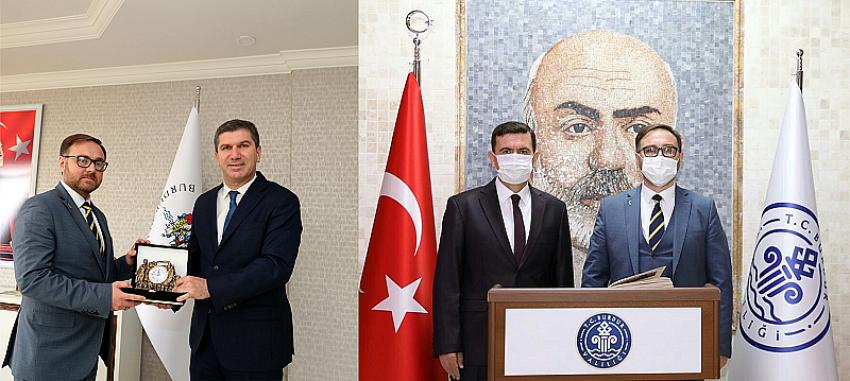 Konsolos Rustamov’tan, Vali Arslantaş ve Başkan Ercengiz'e Ziyaret