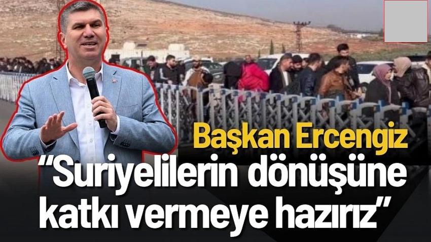 Suriyelilerin Dönüşüne Katkı Vermeye Hazırız!