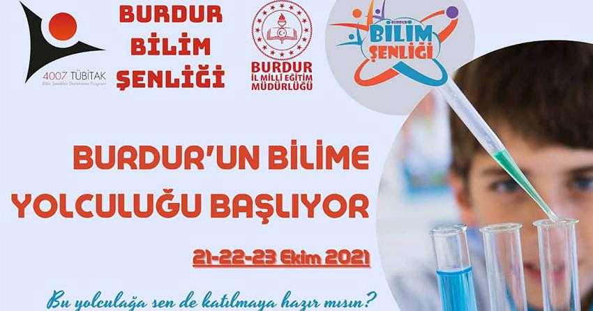 BURDUR BİLİMLE ŞENLENECEK