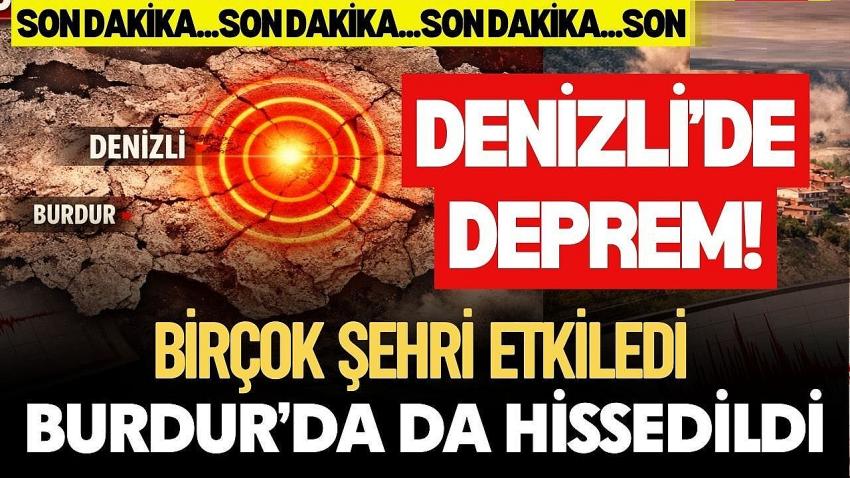 Denizli’de 5.1 Büyüklüğünde Deprem: Burdur’da da Hissedildi