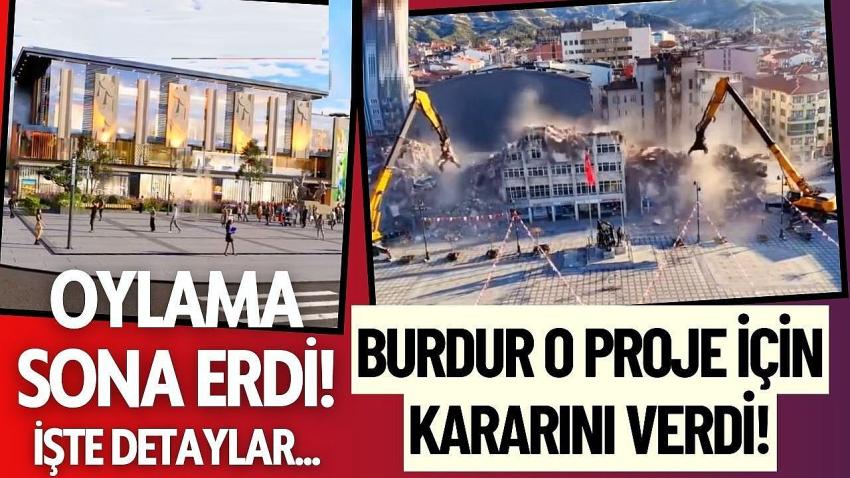 Burdur Cumhuriyet Meydanı’nda Yeni Dönem: 10 Günlük Oylama Bitti!