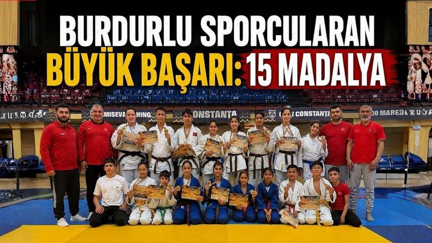 Burdurlu Sporculardan Büyük Başarı: 15 Madalya
