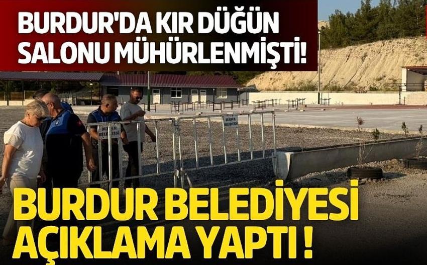 Mühürlenen Salon Hakkında Belediye'den Açıklama