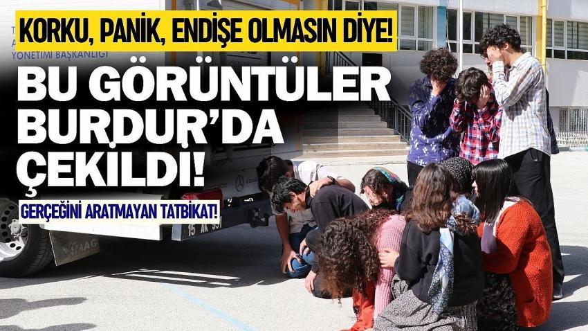 Korku, Panik Endişe Olmasın Diye Bu Görüntüler Burdur