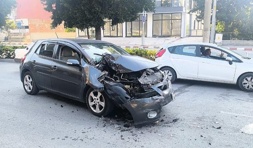 Burdur’da zincirleme kazada 1 kişi yaralandı