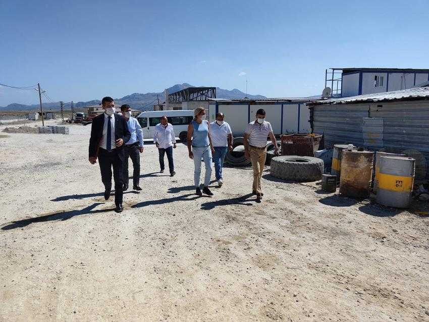 CHP Heyetinden Cezaevi Şantiyesine ziyaret