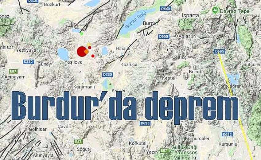 BURDUR’DA DEPREM