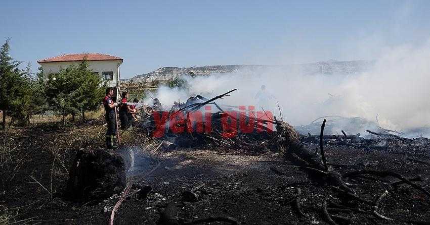 BURDUR’DA KAYNAKTAN ÇIKAN YANGIN KORKUTTU