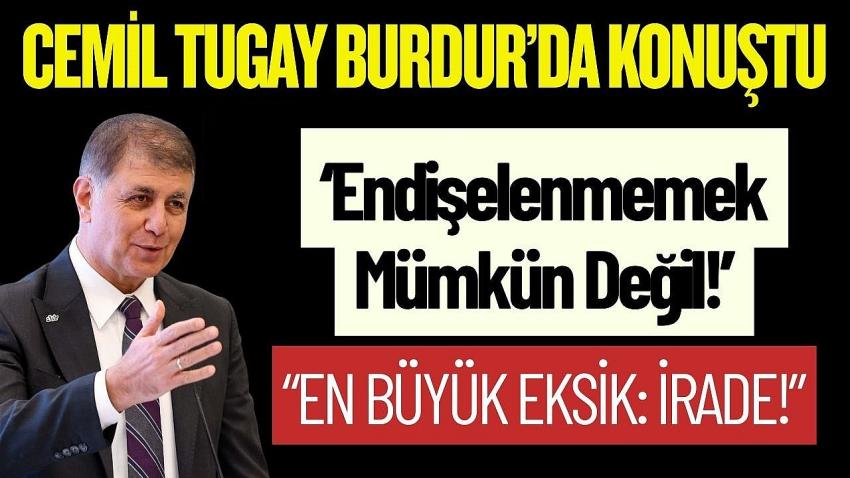 İzmir Büyükşehir Belediye Başkanı Tugay Burdur