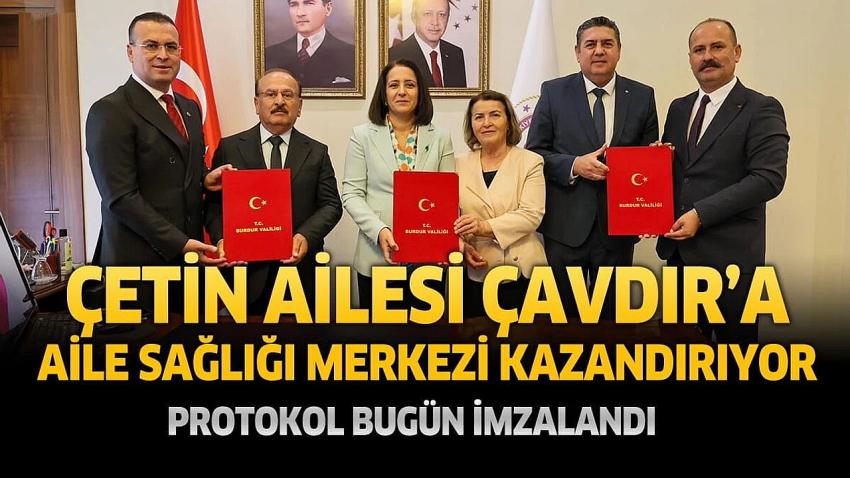 Çetin Ailesinden Çavdır’a Sağlık Yatırımı