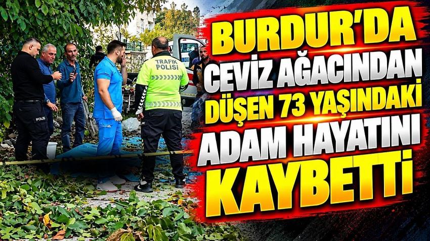 Burdur’da Ceviz Ağacından Düşen 73 Yaşındaki Adam Hayatını Kaybetti