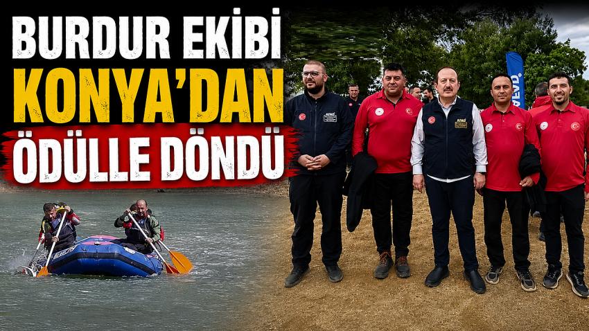 Burdur Ekibi Konya’dan Ödülle Döndü