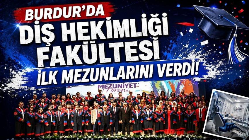 DİŞ HEKİMLİĞİ FAKÜLTESİ İLK MEZUNLARINI VERDİ