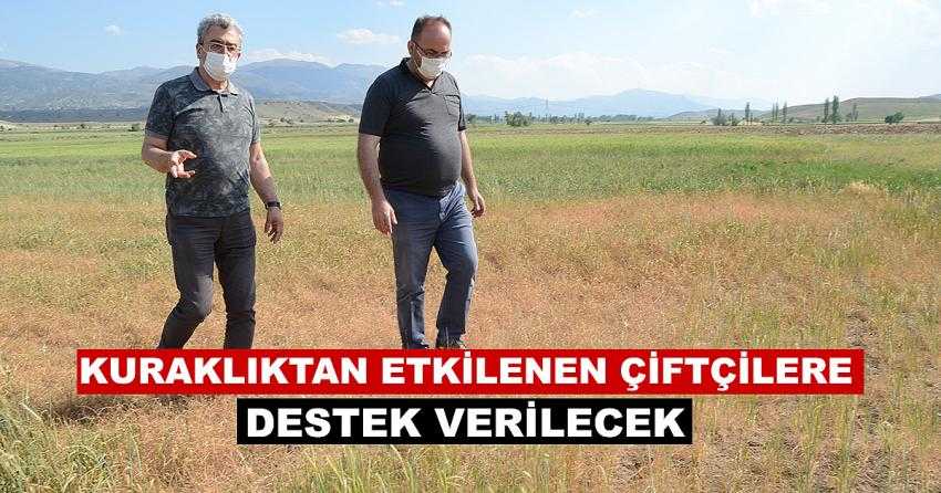 KURAKLIKTAN ETKİLENEN ÇİFTÇİLERE 30 İLA 100 TL ARASINDA DESTEK VERİLECEK