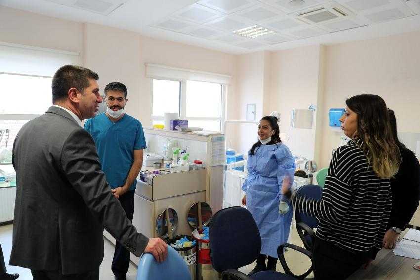 Başkan Ercengiz, Diş Hekimlerini Ziyaret Etti