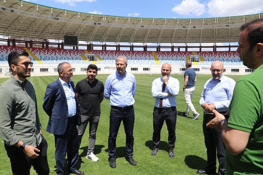 NURİ ŞAHİN, MAKÜ SPOR TESİSLERİNİ İNCELEDİ