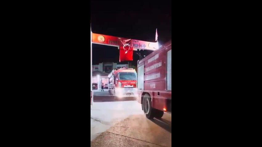 Burdur’dan İzmir’e Yangın Müdahale Ekibi Gönderildi