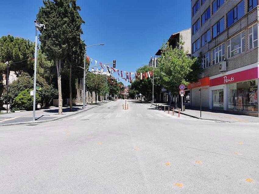 Burdur sessizliğe büründü 