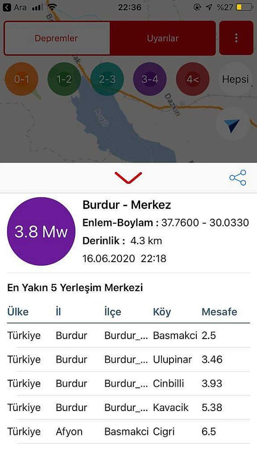 Deprem gerçeğiyle hafif de olsa yüzleştik