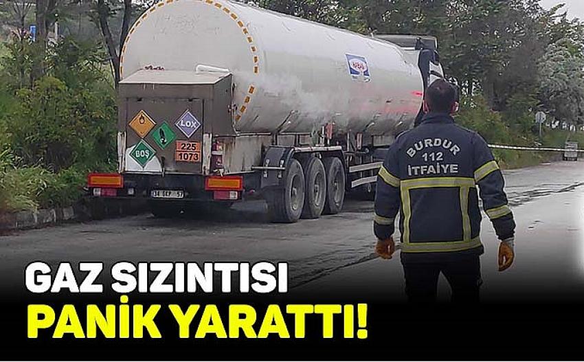 Gaz sızıntısı panik yarattı!