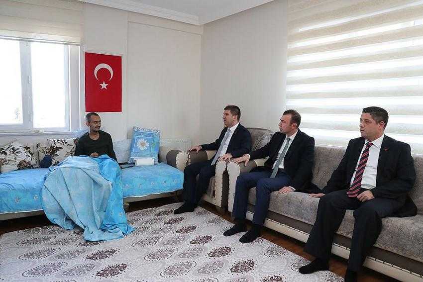 BAŞKAN ERCENGİZ’DEN, TEL ABYAD GAZİSİNE ZİYARET