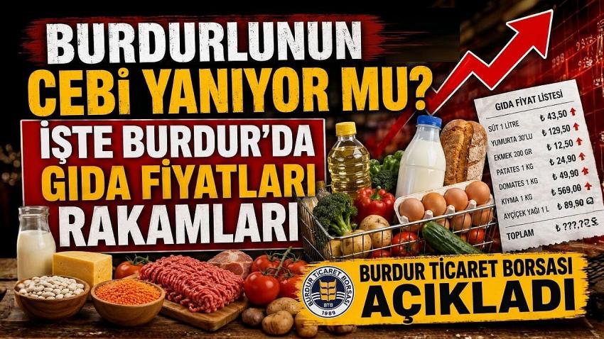 Burdur Ticaret Borsası Açıkladı: Nisan Ayında Bazı Ürünler Uçtu, Bazıları Düştü!