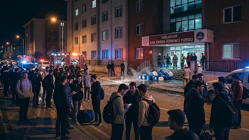 Gölhisar KYK Yurdunda Kimyasal Alarm!