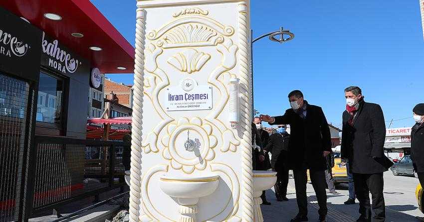 BURDUR BELEDİYESİ’NDEN İKRAM ÇEŞMESİ