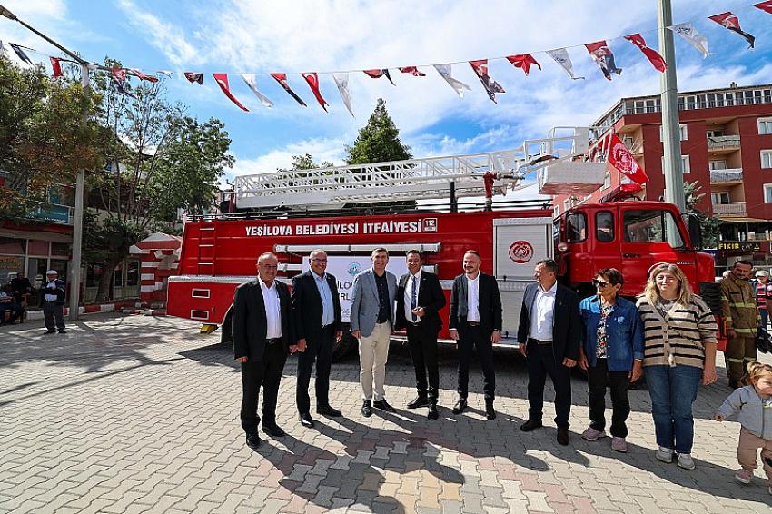 Burdur Belediyesinden Yeşilova Belediyesine hibe itfaiye aracı