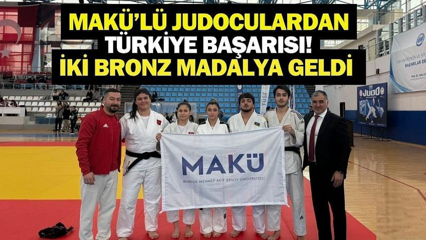 MAKÜ’lü Judoculardan Türkiye Başarısı! İki Bronz Madalya Geldi