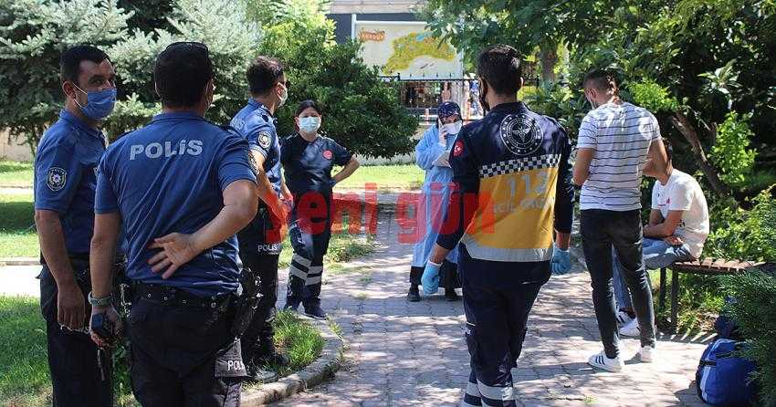 TEMASLI İKİ GENÇ BURDUR VALİLİĞİ GİRİŞİNDE HES KODU TARAMASINA TAKILDI