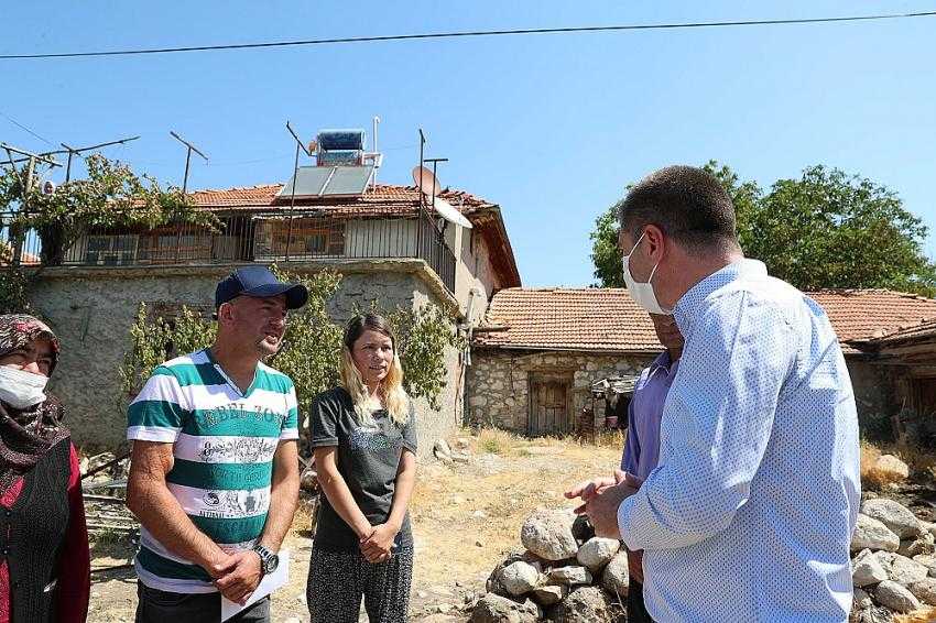 Başkan Ercengiz Derya ve İlhan Aypak’ı çiftini ziyaret etti