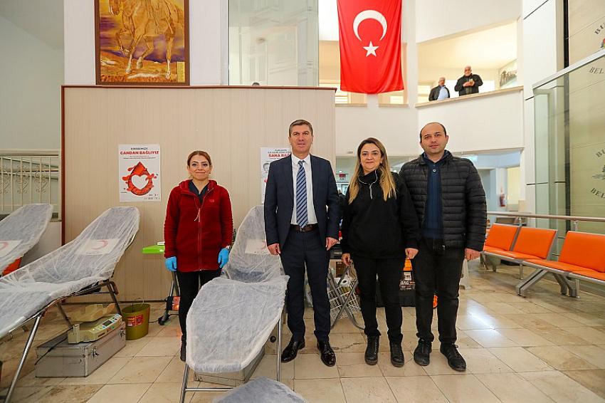 Başkan Ercengiz’den kan bağışı kampanyasına destek