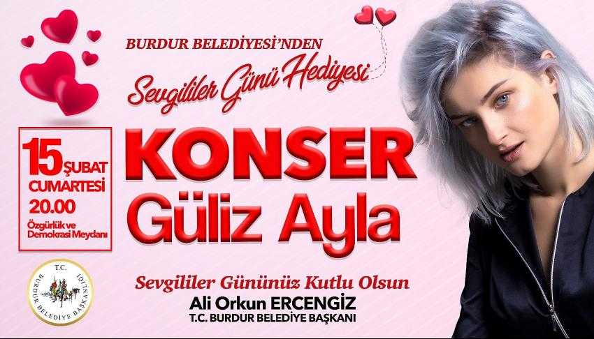 BURDUR BELEDİYESİ’NDEN 14 ŞUBAT SEVGİLİLER GÜNÜ HEDİYESİ