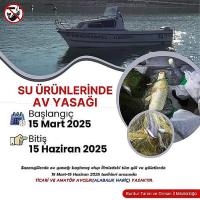 Burdur’da Su Ürünleri Av Yasağı Başladı