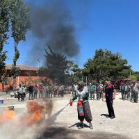 Burdur’da Belediye Personeline Yangın Eğitimi Verildi