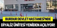 Burdur'da Diyaliz Ünitesi Yeniden Hizmete Giriyor