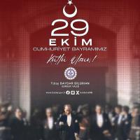 Vali Tülay Baydar Bilgihan’ın 29 Ekim Cumhuriyet Bayramı Mesajı