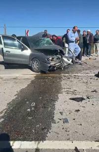 Burdur'da İki Araç Kafa Kafaya Çarpıştı! 3 Yaralı Hastaneye Kaldırıldı