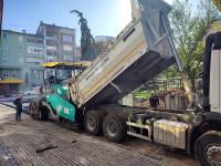 Burdur'da Nurcami Sokak’ta Asfaltlama Başladı