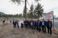 Başkan Ercengiz ve Belediye Meclis üyeleri 80 zeytin ağacını toprakla buluşturdu