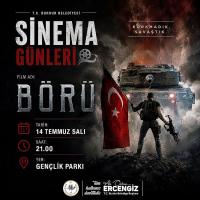 Burdur Belediyesi'nden 15 Temmuz'a Özel Açık Hava Sineması