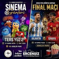 Burdur’da Sinema ve Dünya Kupası Finali Heyecanı Aynı Akşam Yaşanacak
