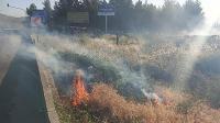 Burdur’da Kuru Otlar Alev Aldı