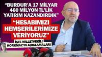 Milletvekili Prof. Dr. Adem Korkmaz: “Burdur’a 17 Milyar 460 Milyon TL’lik Yatırım Kazandırdık”