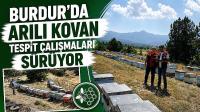 Burdur'da arılı kovan tespit çalışmaları sürüyor