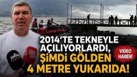 2014’te Tekneyle Açılıyorlardı, Şimdi Gölden 4 Metre Yukarıda!